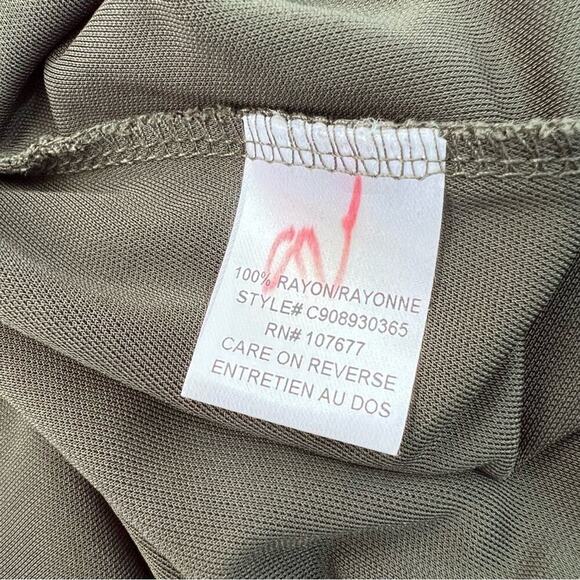 Alice + Olivia Olive Green Keyhole Mini Dress - Picture 15 of 15